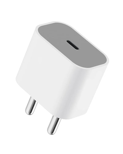 20W Adapter With Super Fast Charging Compatible with iPhone 16 / 15 / 14 / 13 / 12 / 11 Series